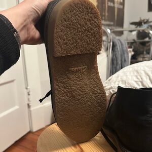 Clarks Bushacre 2 chukka boots in black waxed leather